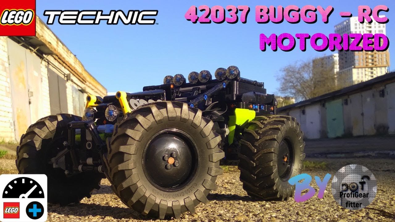 Lego 42037 Motorized - Review and Test-Drive | Лего Техник 42037 - Обзор и Тест-Драйв