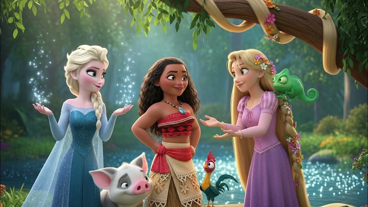 Elsa’s Snowy Friendship Circle 2 ❄️🤍 | Magical Kids Song with Winter Fun & Friends