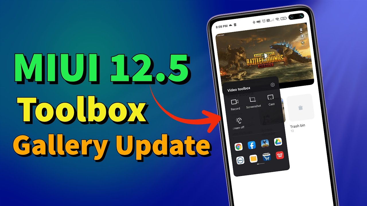 Miui 12.5 New Gallery Update | Improve Video Toolbox