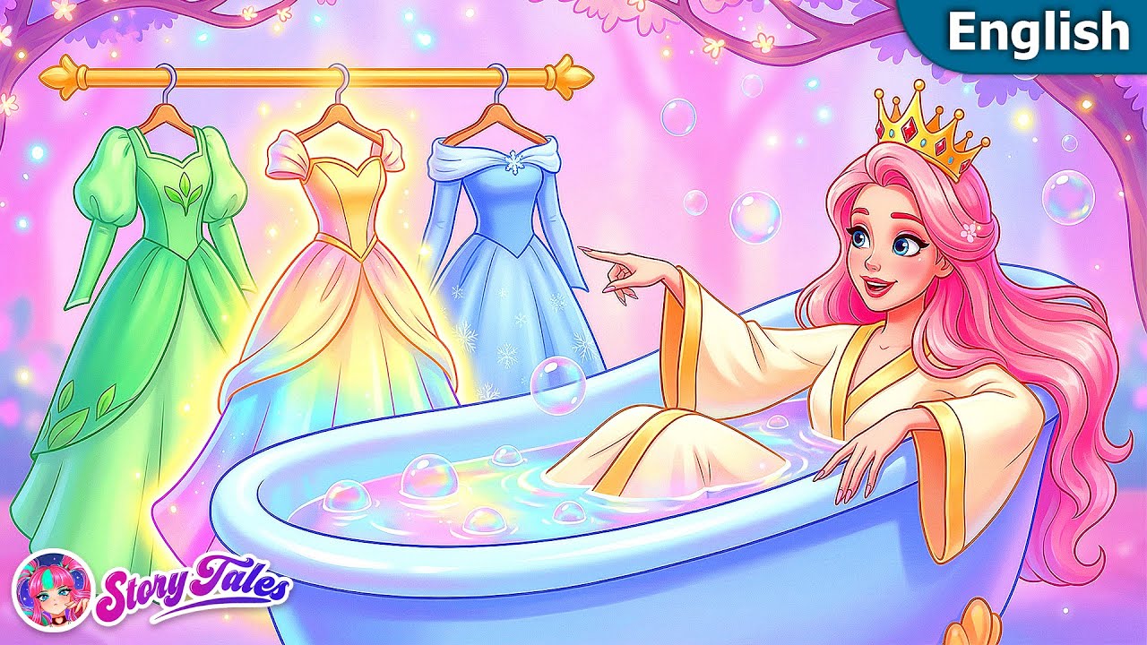 Poor Girl Becomes a Princess with a Magic Bathtub ✨🛁👸 StoryTales Everyday 🌙 Woa Fairy Tales English