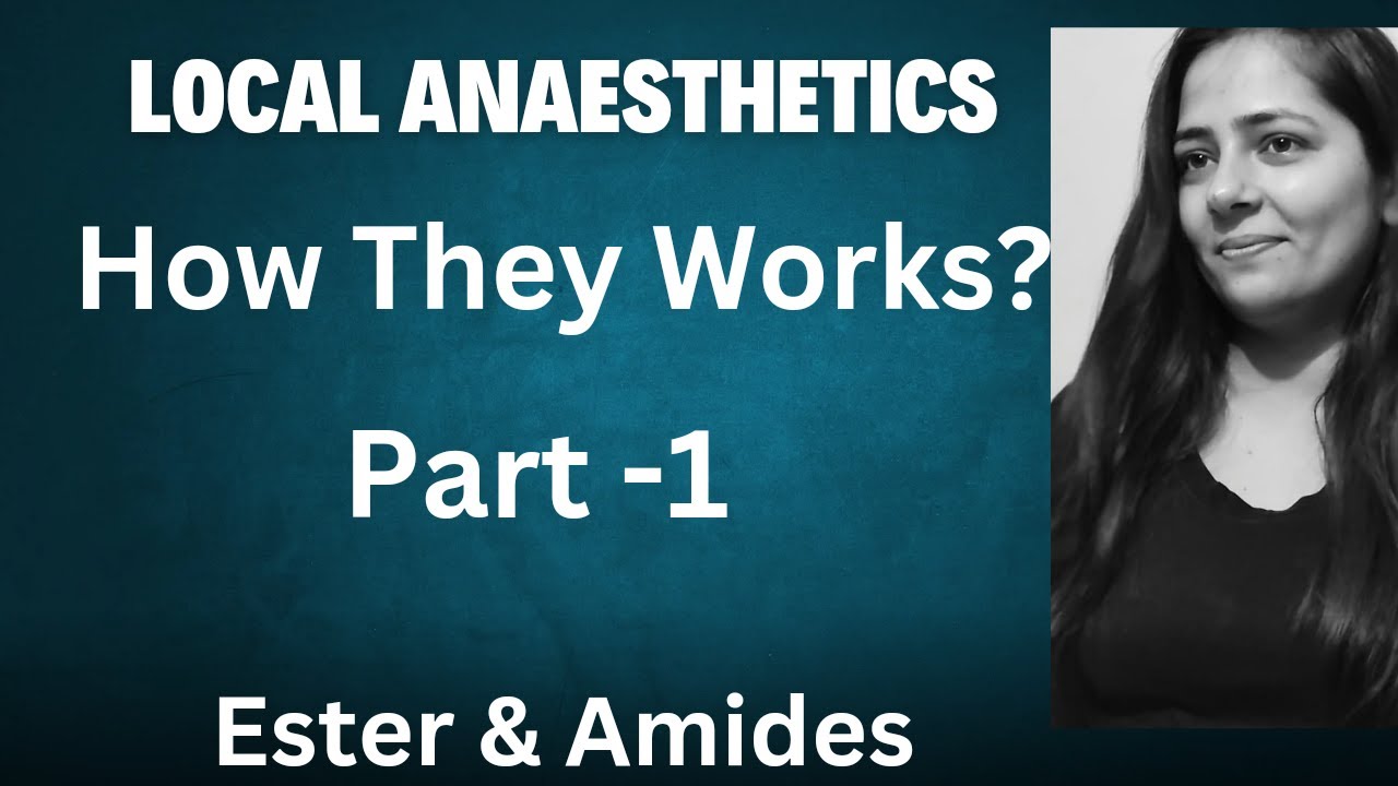 Local Anaesthetics|How they Works|Classification and there types|Part-1
