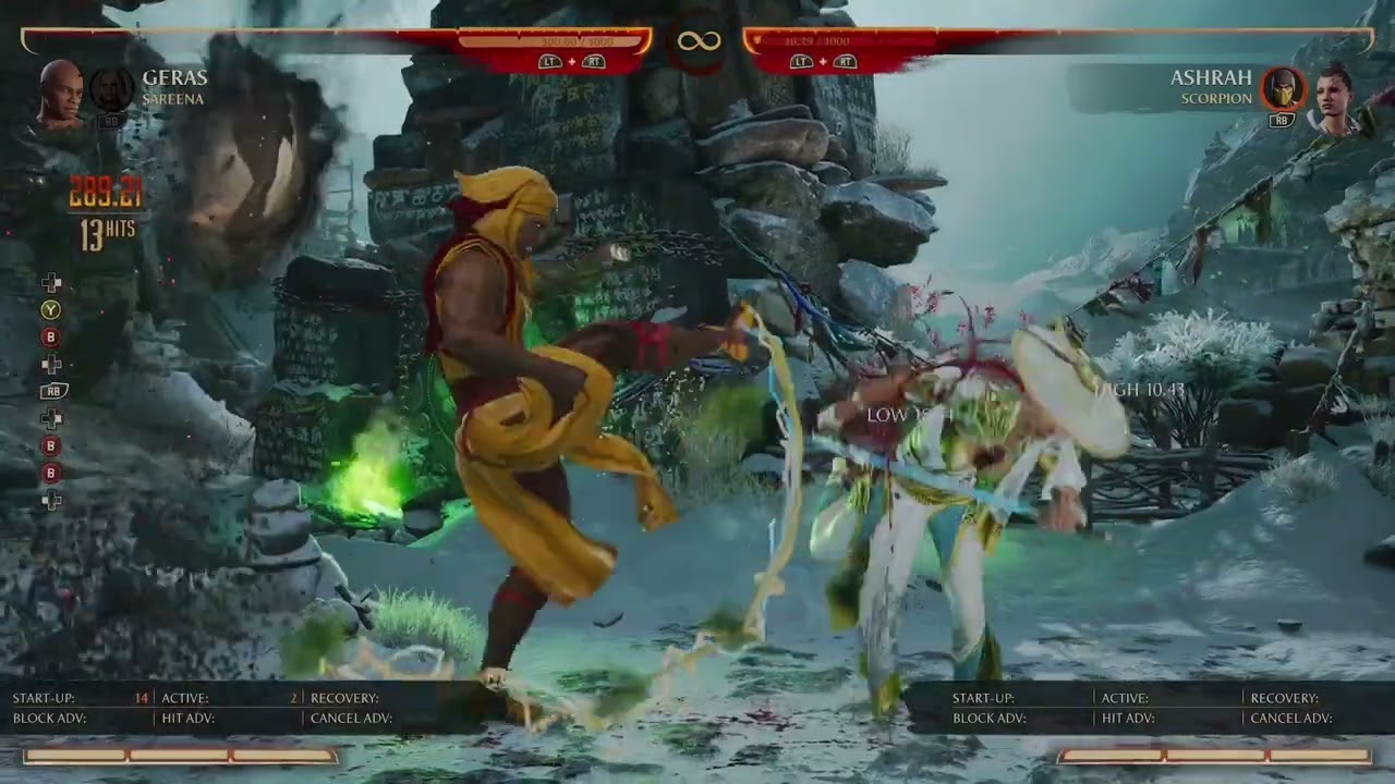 Mk1 Crazy Geras Combos