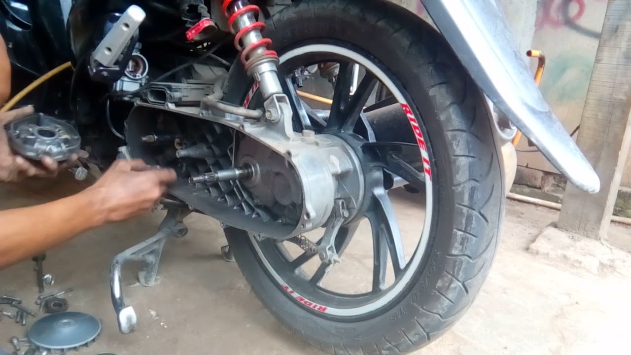 Tutorial Pasang Van Belt & Roller Suzuki Skywave 125