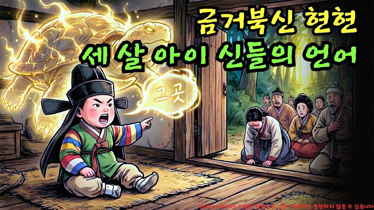 👉 금거북신 현현: 세 살배기 아이가 신들의 언어를 말하며 대길 용맥이 숨겨진 곳을 안내하다… | 야담 |옛날이야기 |민담 |전설 | 설화