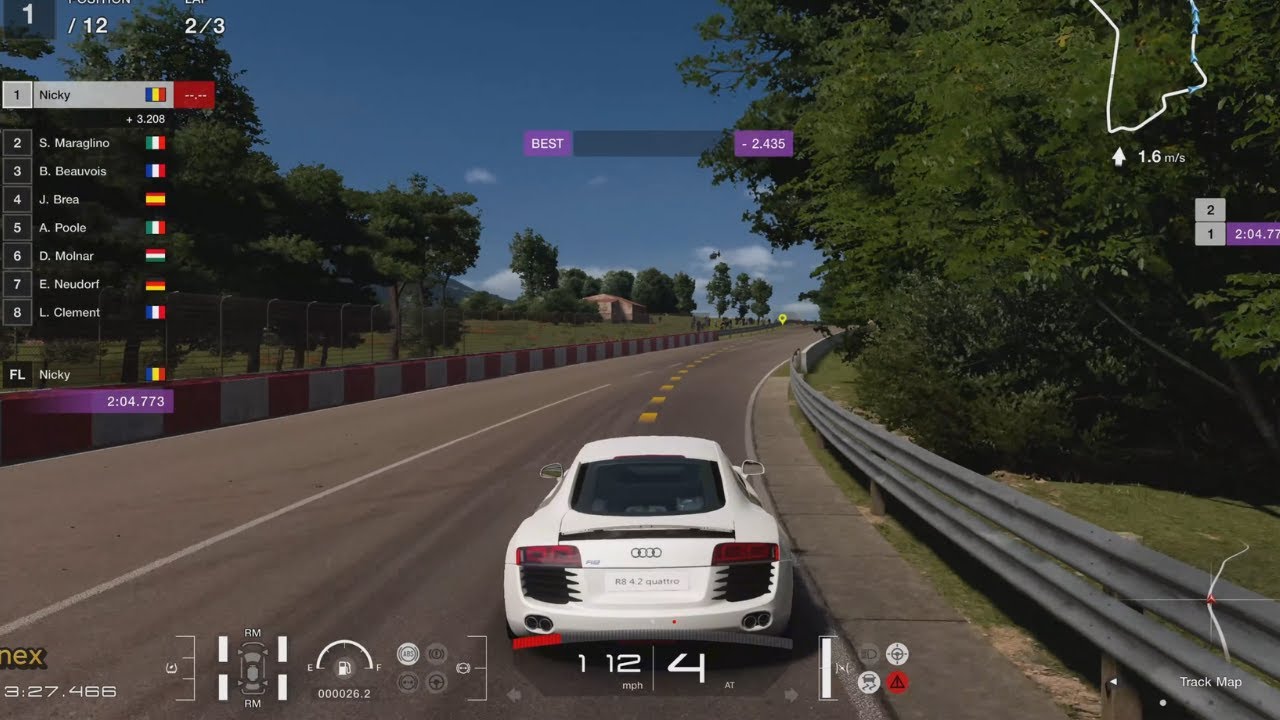 Gran Turismo 7: Audi R8 Gameplay | 4K 60FPS