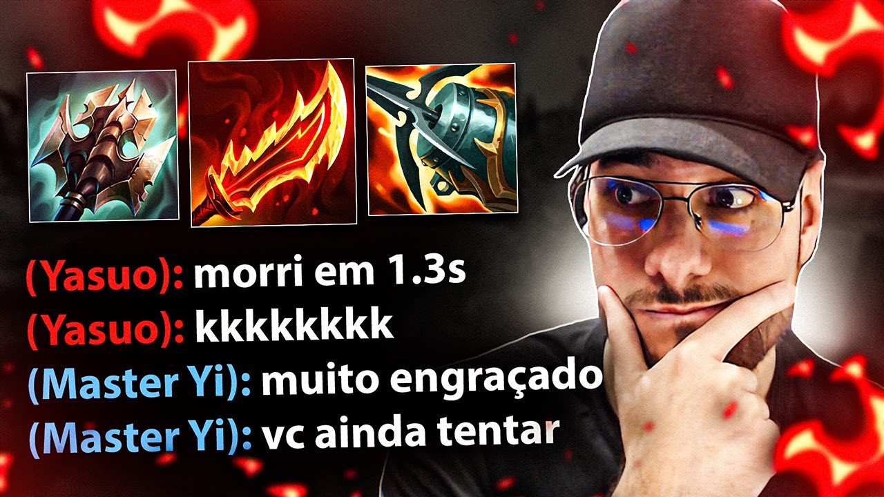 YASUO FICOU INDIGNADO COM MEU MASTER YI KKKKKKKK
