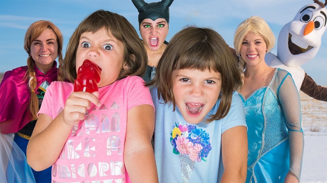 Frozen Elsa FAVORITE Memories with Anna, Maleficent, Olaf, and Kate & Lilly!