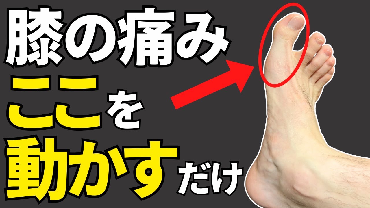 ここを動かすだけで、膝の痛みが解消します