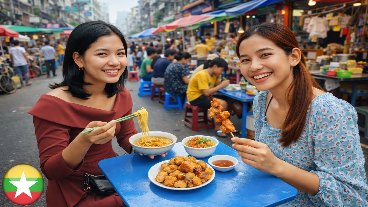 🇲🇲 Уличная жизнь Янгона: выходные и городская атмосфера Мьянмы