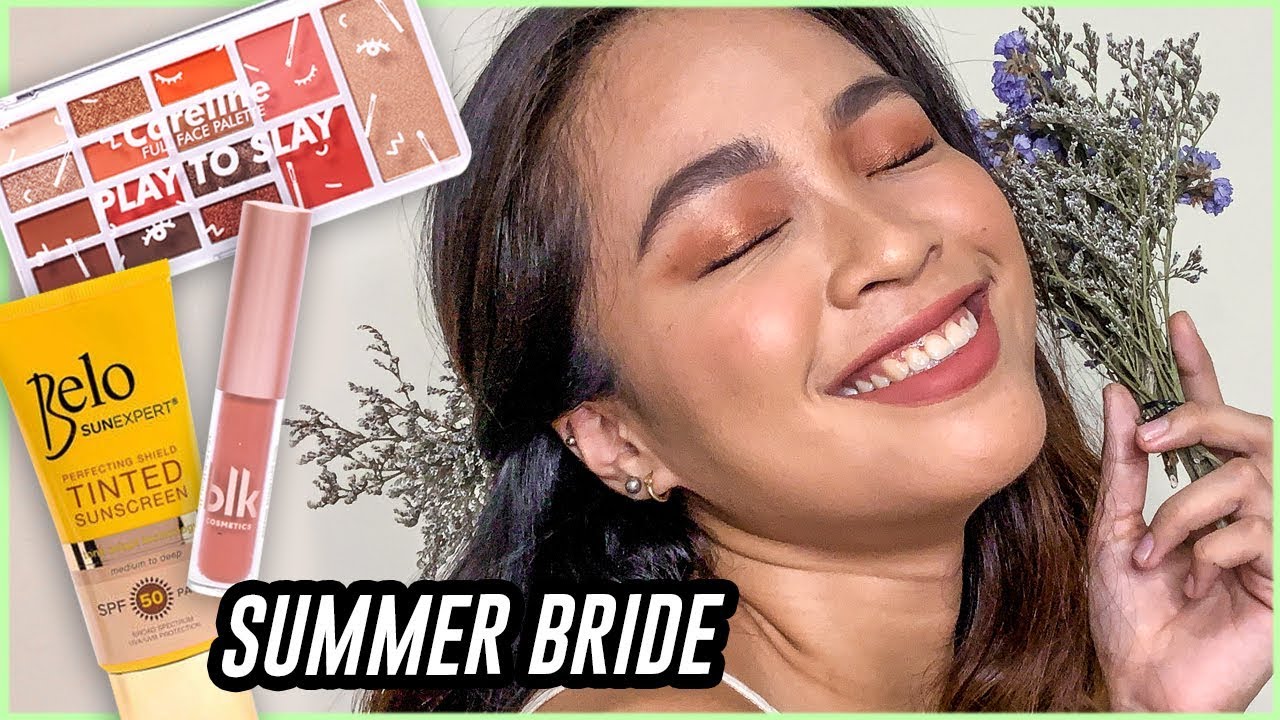 Affordable Wedding Makeup for Summer - Tutorial 🌞 | Booya