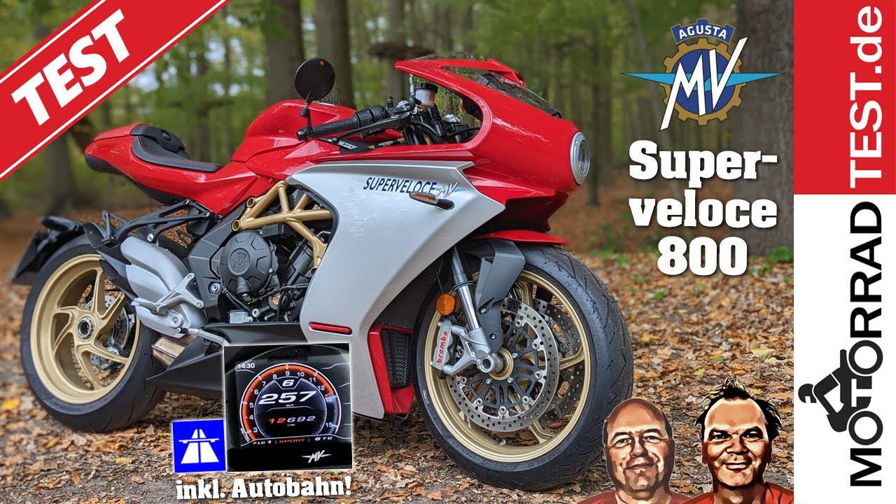 MV Agusta Superveloce 800 | Test (deutsch) inkl. zackiger Autobahnfahrt