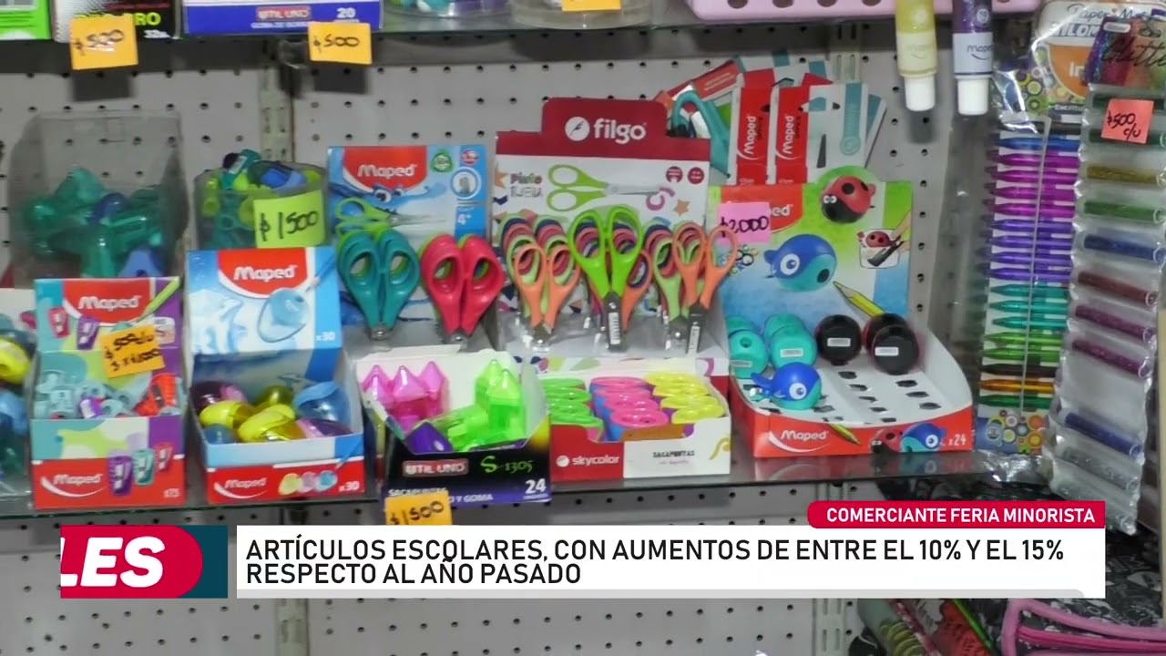 Feria minorista de Perico: útiles escolares con aumentos del 10 al 15%