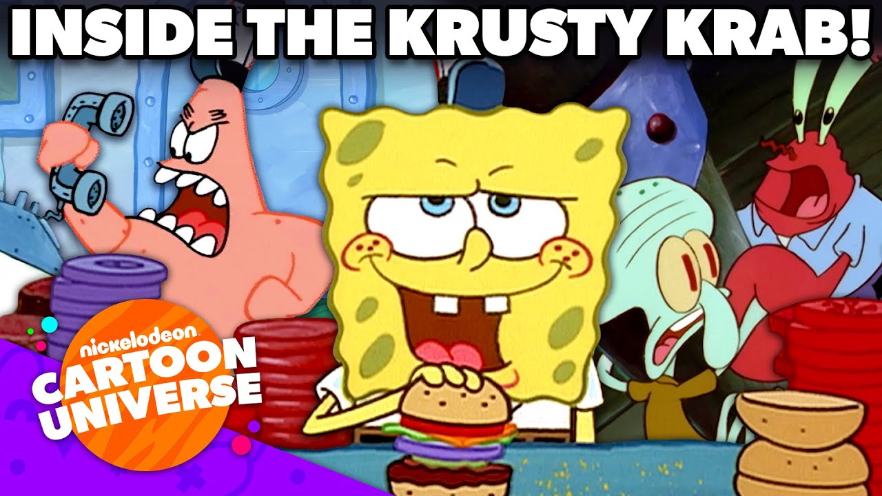 17 MINUTES Inside the Krusty Krab! 🦀 | SpongeBob | Nicktoons