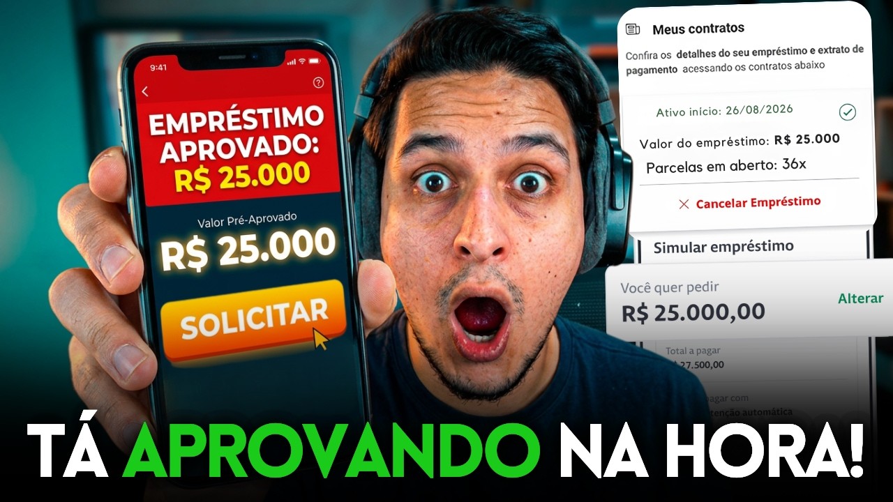 T&aacute; Aprovando Cr&eacute;dito Sem Espera! Empr&eacute;stimo Aprovando Na Hora | Veja Como Ativar o Seu