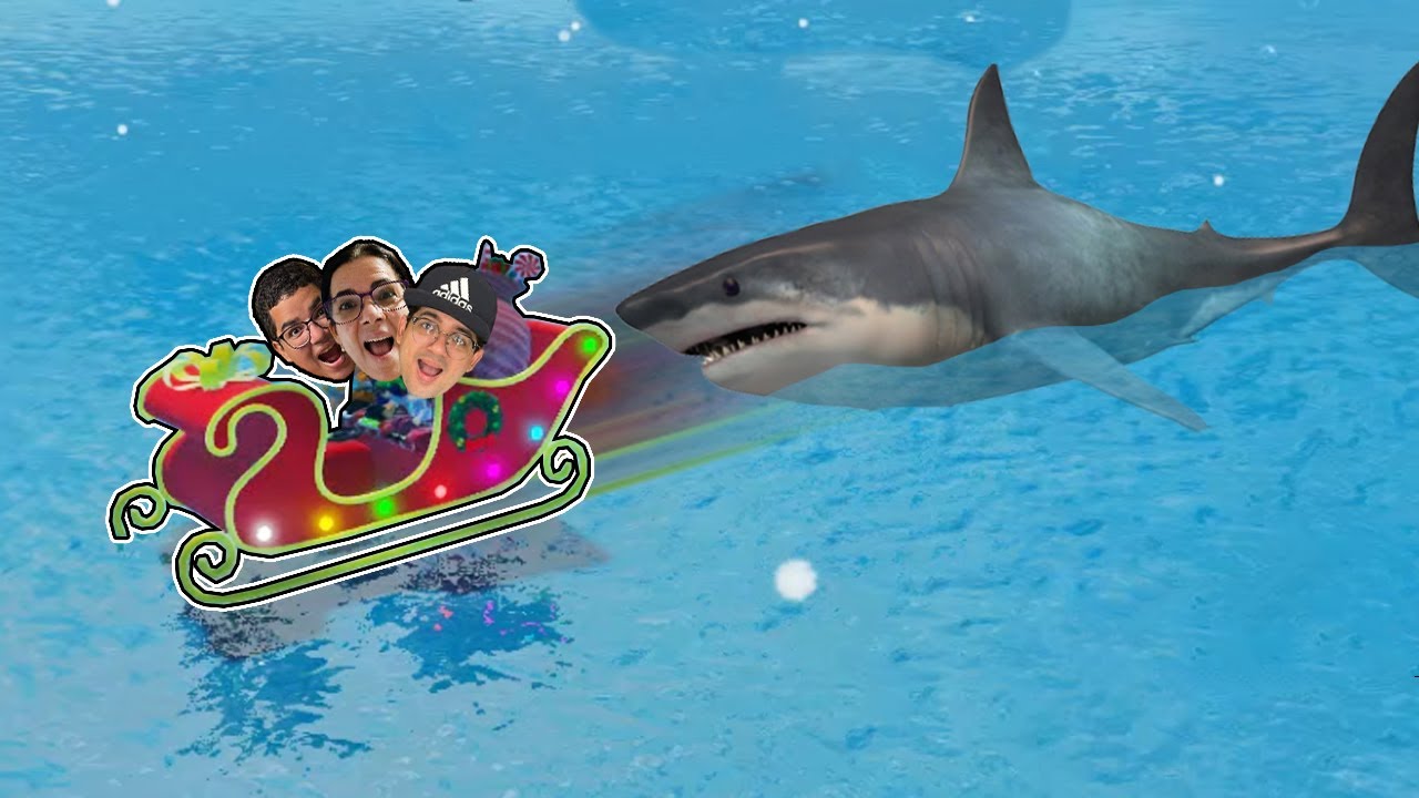 A FAM&Iacute;LIA ENTROU NO TREN&Oacute; DE NATAL PARA FUGIR DO TUBAR&Atilde;O GIGANTE DO LAGO CONGELADO!