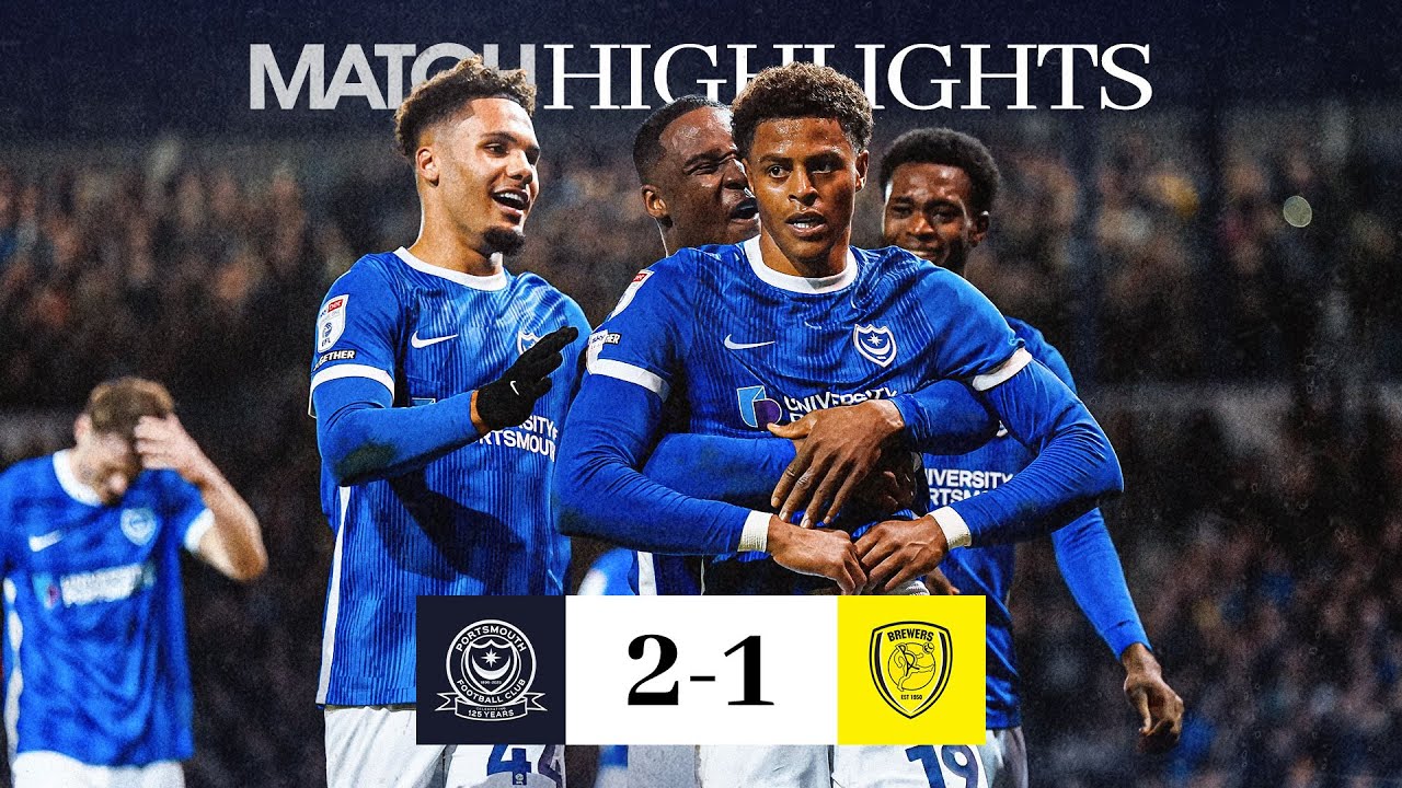 ➕3️⃣ IN PO4 | Pompey 2-1 Burton Albion | Highlights