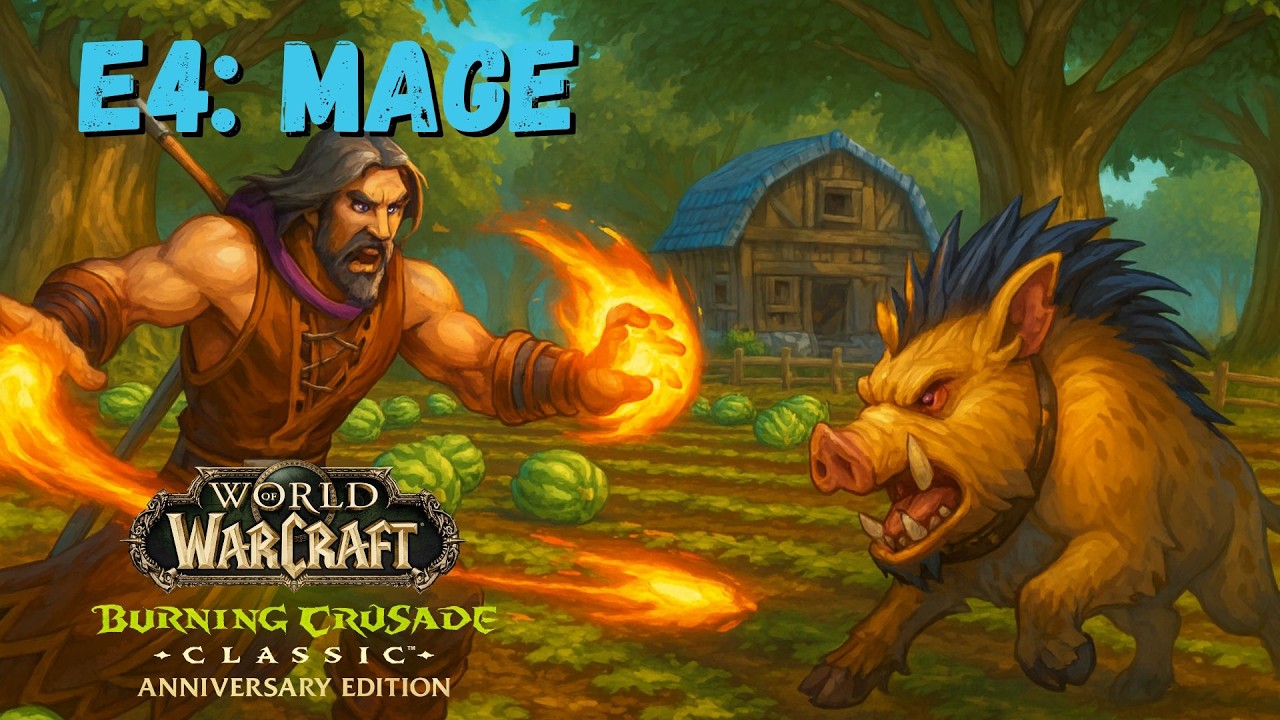 World of Warcraft: TBC Classic Anniversary Edition | Episode 4 - Human Mage: Chill Leveling Series