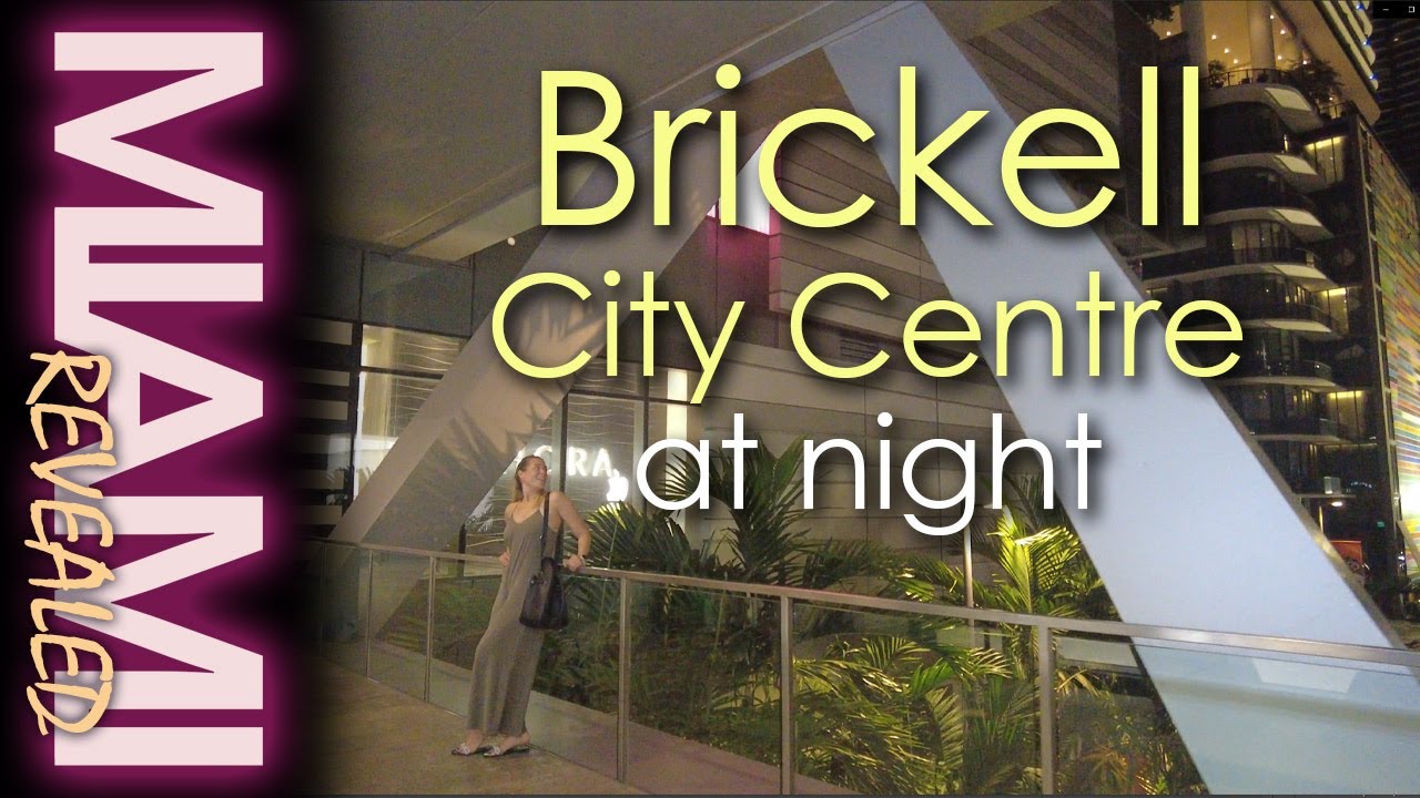 Brickell City Centre at night (4K)