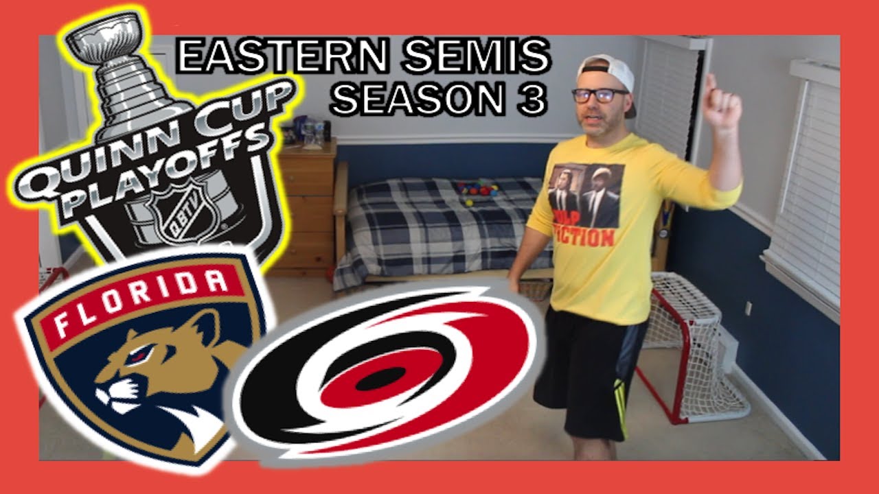 KNEE HOCKEY SEASON 3 - EASTERN CONFERENCE SEMI FINALS - PANTHERS / HURRICANES - QUINNBOYSTV