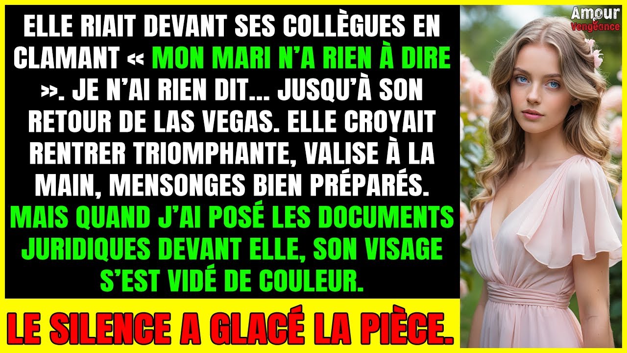 « Mon mari n’a RIEN à dire » — ma femme l’a crié au bureau… mais à son retour de Las Vegas…