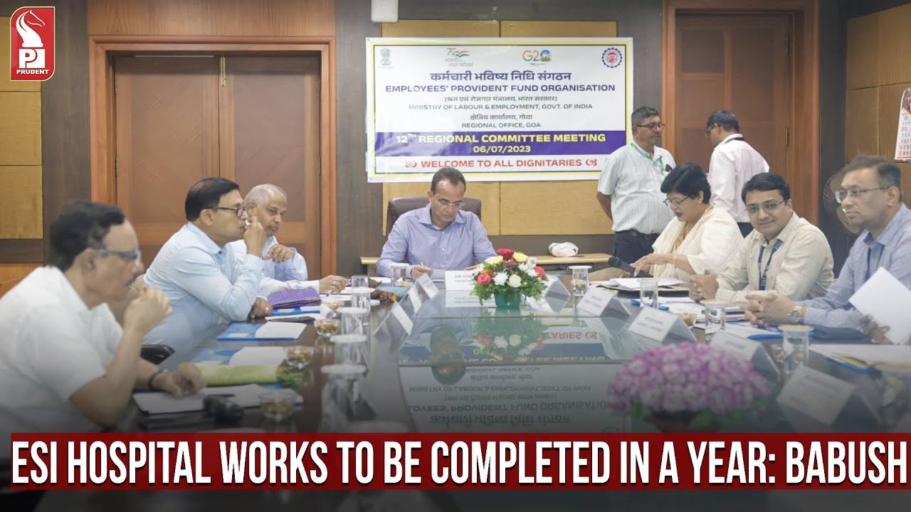 ESI HOSPITAL WORKS TO BE COMPLETED IN A YEAR: BABUSH