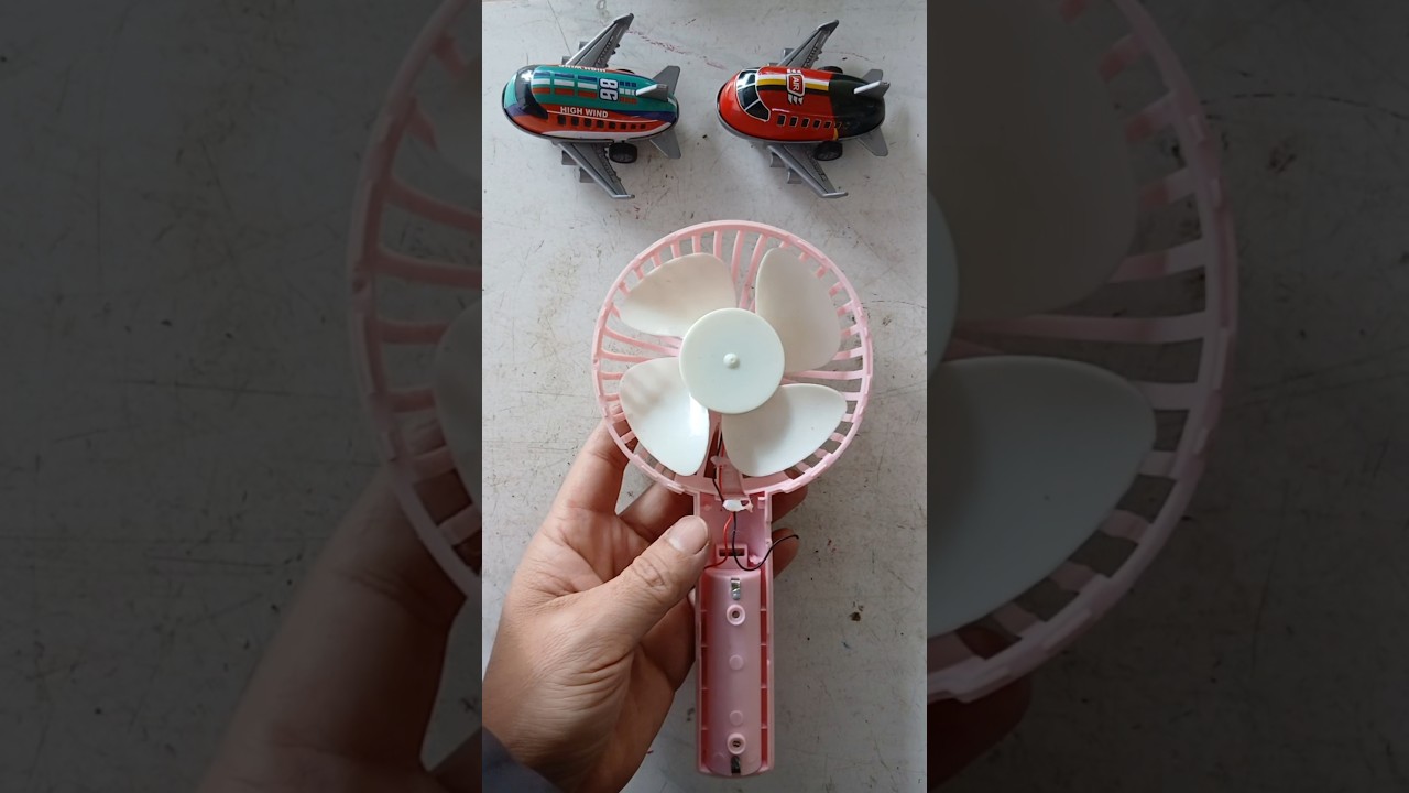 Is it possible to repair a severely damaged mini fan with a broken control circuit?
