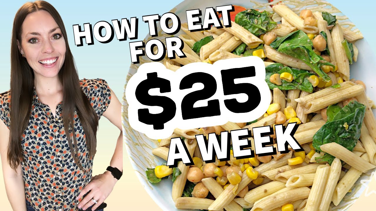 HOW TO EAT FOR $25 A WEEK Extreme Budget Grocery Haul & Meal Plan | Feeding A Family For $25 A Week