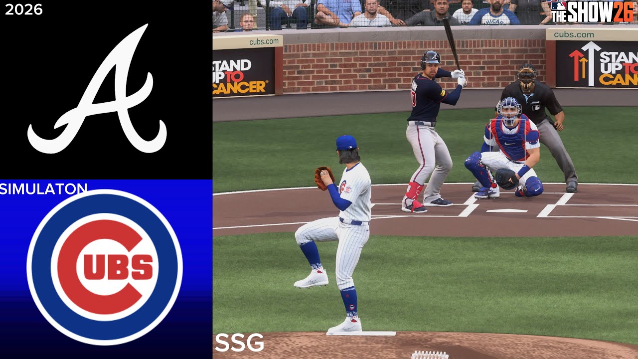 Braves vs. Cubs Simulation | 9/16/26 l MLB The Show 26 PS5