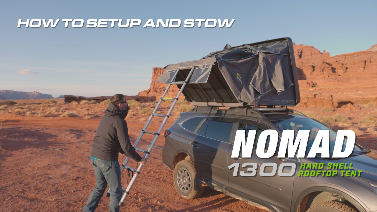 How To Setup and Stow Your Nomad 1300 Rooftop Tent | Ironman 4x4 America