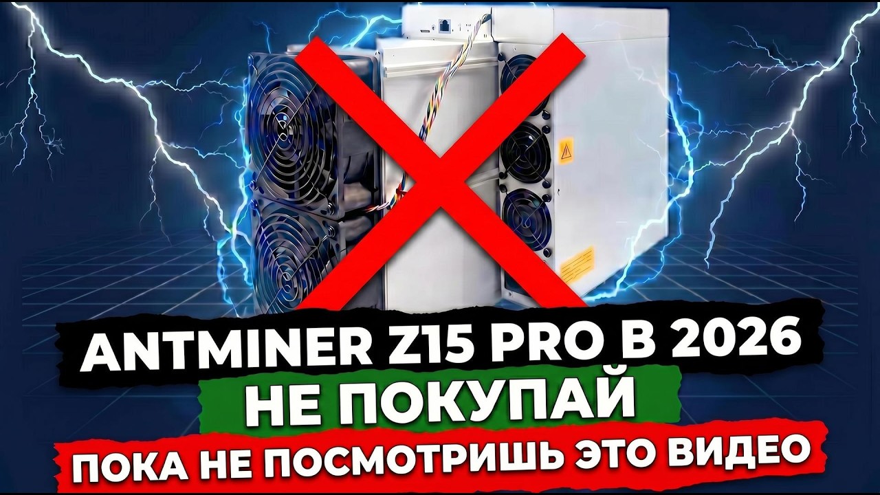 ANTMINER Z15 PRO | НЕ ПОКУПАЙ! ПОКА НЕ ПОСМОТРИШЬ ЭТО ВИДЕО!