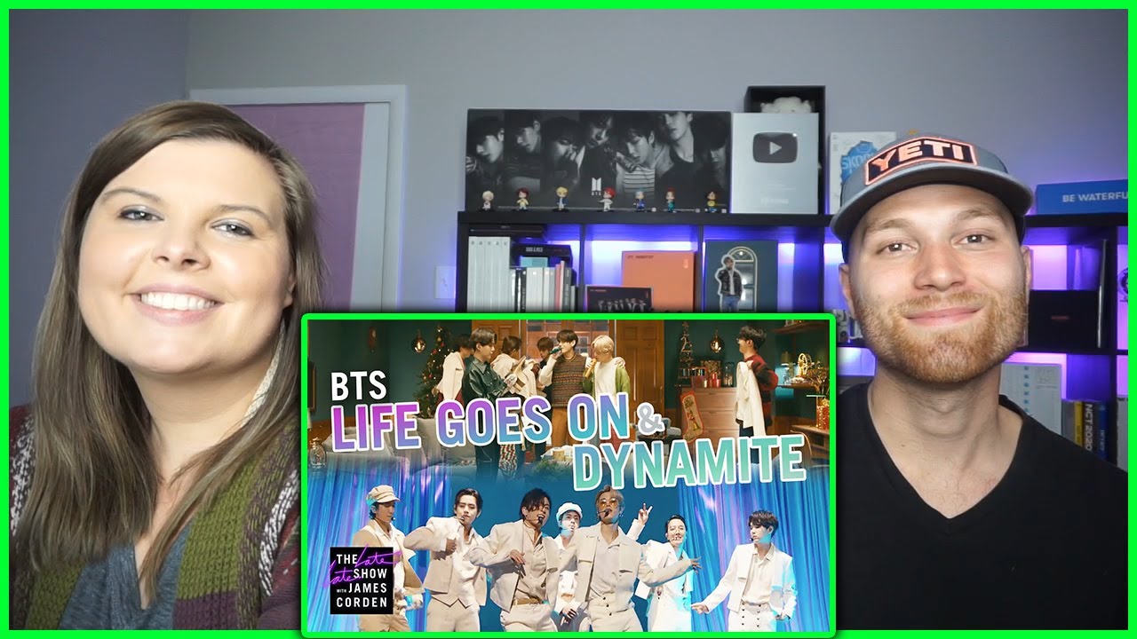 BTS: 'Life Goes On' & 'Dynamite' -- Full Video on The Late Late Show with James Corden REACTION!