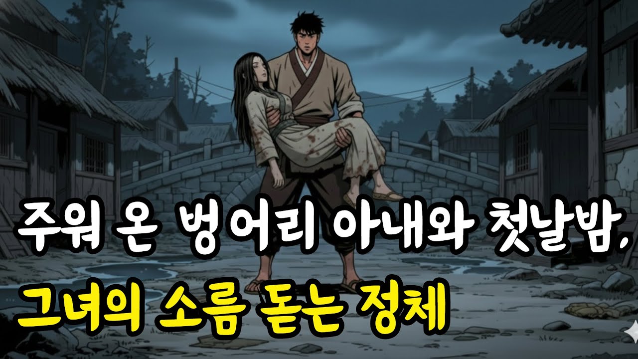 주워온 벙어리 아내와 보낸 첫날밤, 그녀가 내 손바닥에 적은 소름 돋는 글자  #조선시대이야기 #야담 #민담 #재미있는이야기