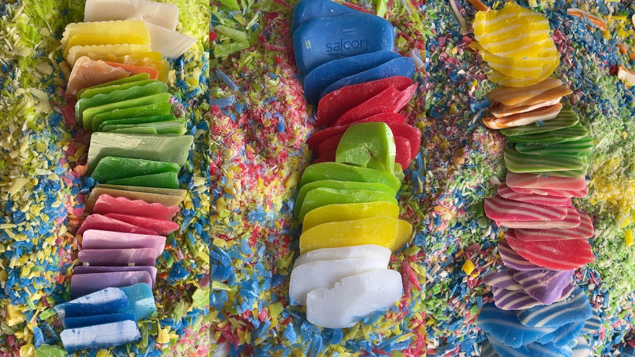 collection of breaking soap plates