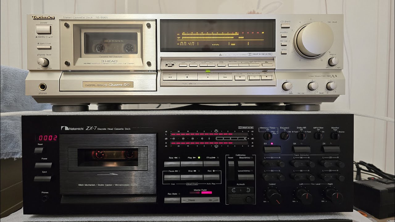 Nakamichi ZX-7 VS Technics RS-B965 Сравнение звучания & И ответы