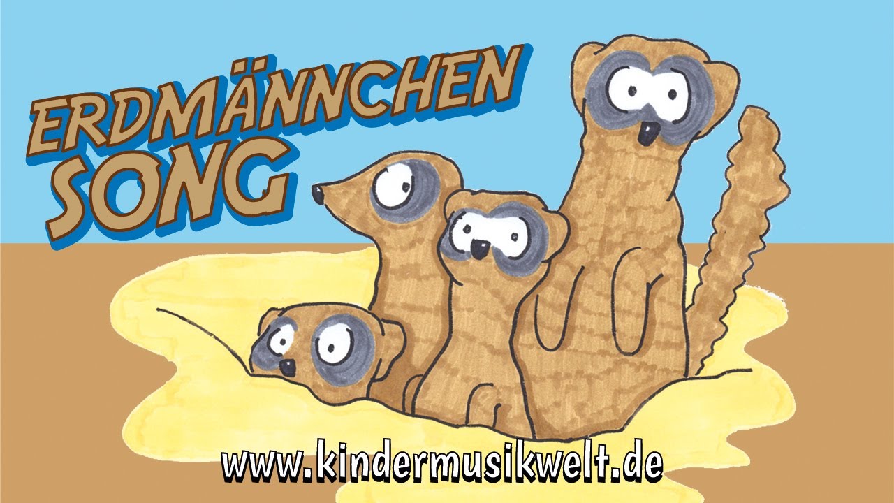 Erdmännchen Song | Kinderlied zum Lernen & Mitsingen | Kindermusikwelt