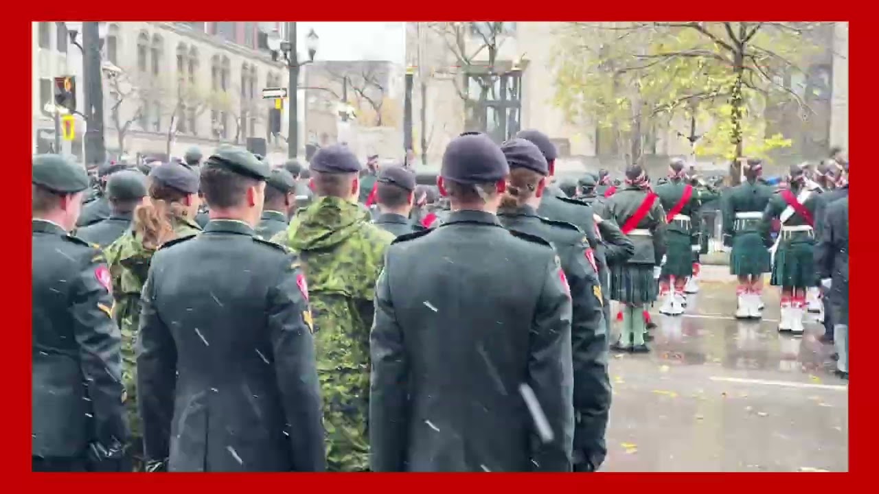 HAMILTON : REMEMBRANCE DAY PARADE : JOHN WEIR FOOTE ARMOURY