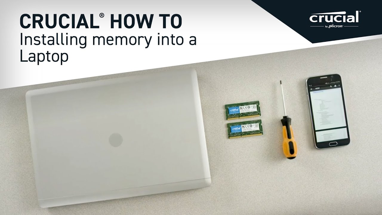 How to install Crucial&reg; RAM in a laptop: 10 easy steps