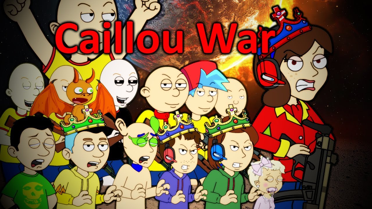 Caillou forms his army to declare war on the world/World war 3/Doris saves the world