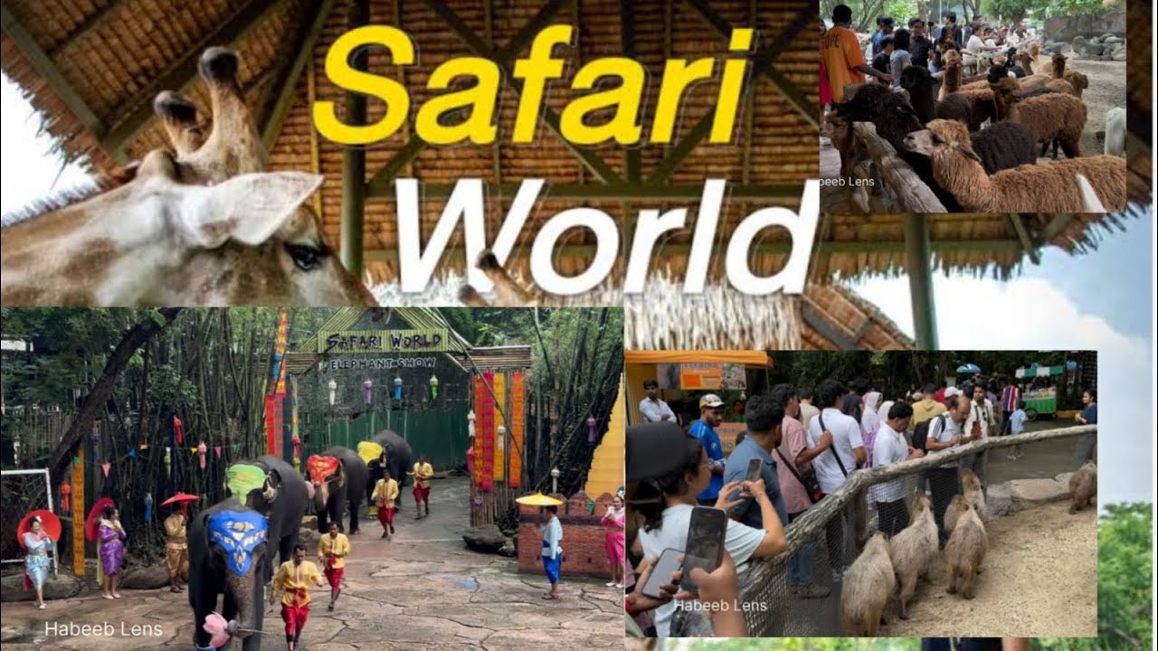 Thailand Part 5 Safari world, Elephant Show, with Green Oasis Tour Group