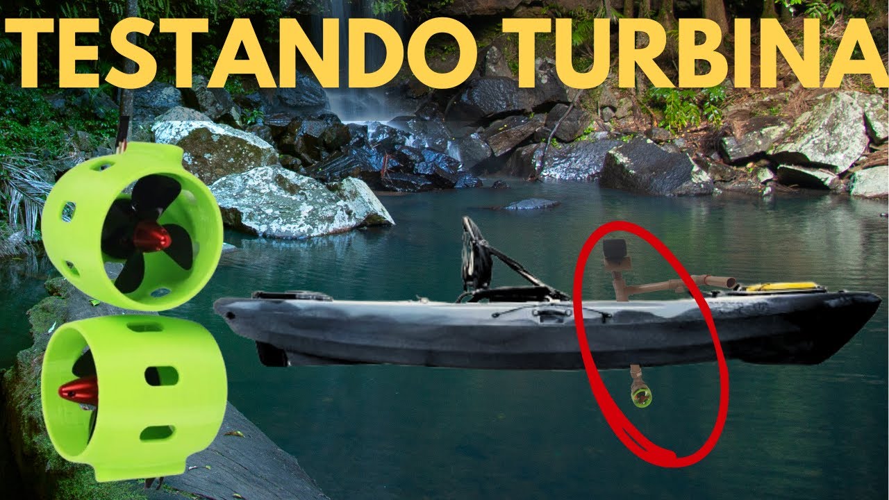 TURBINA ELETRICA para caiaque: teste, o que você precisa saber