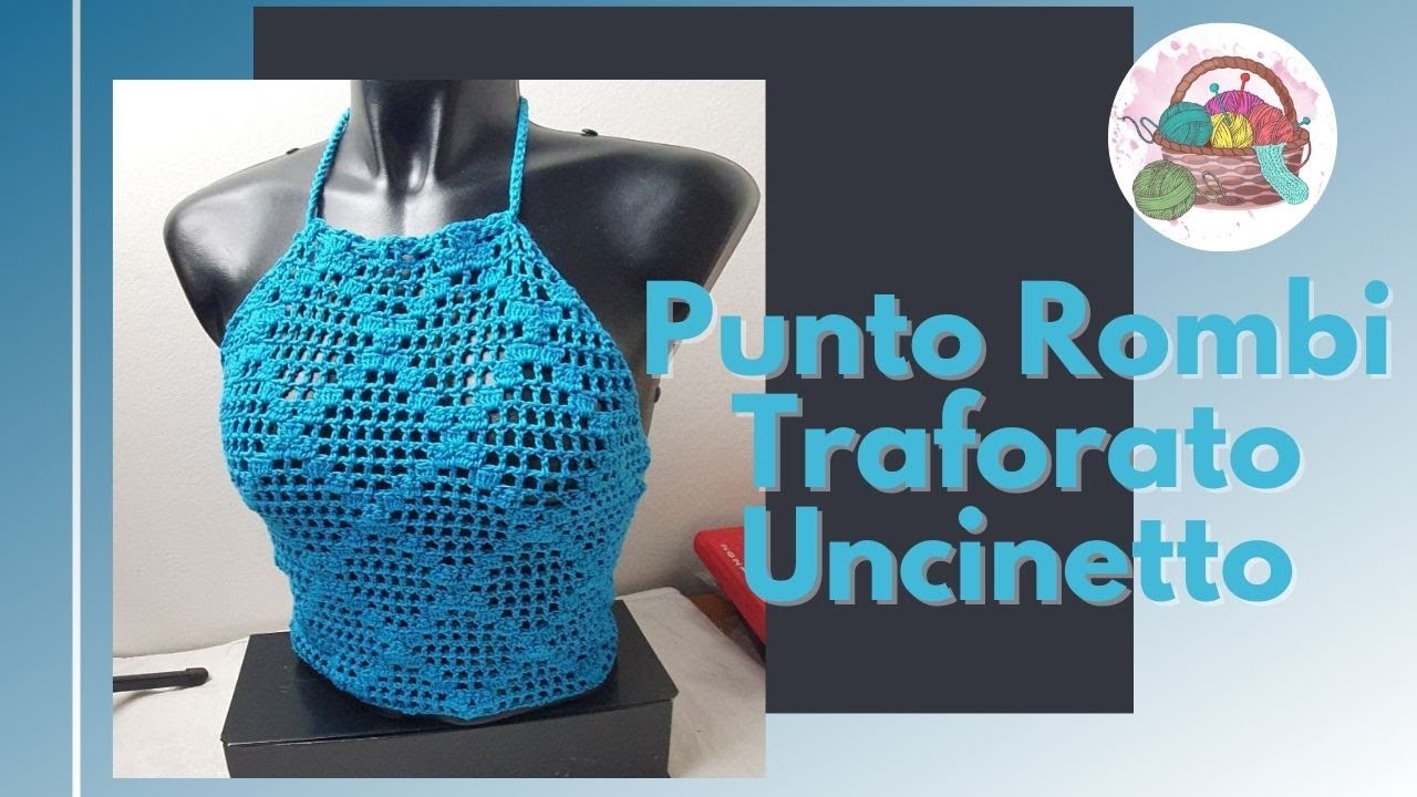 Punto Rombi Traforato a Uncinetto – Elegante e Facile! 🌸 Tutorial Passo Passo per Tutti- #uncinetto