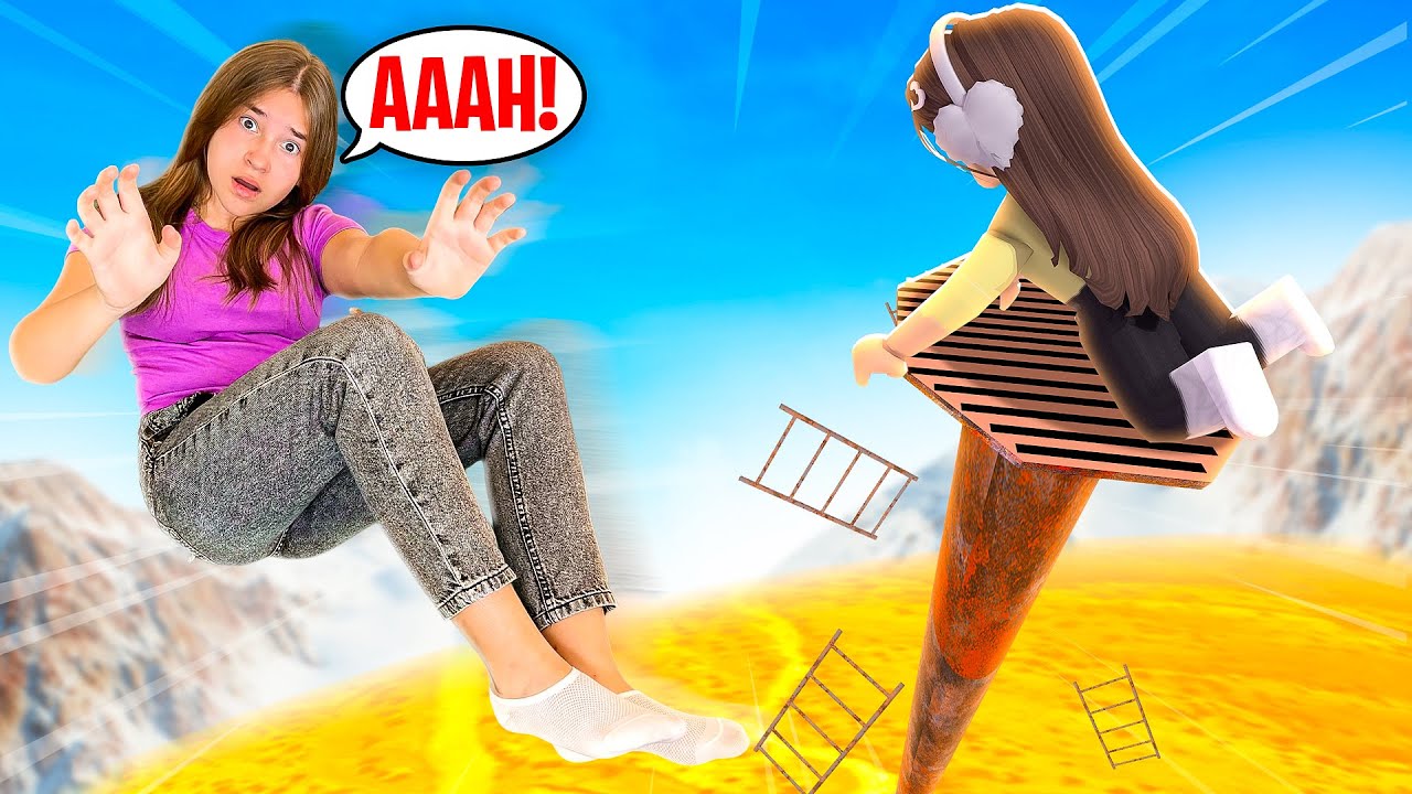 ESSAYER DE NE PAS TOMBER DANS ROBLOX ! (Fall)