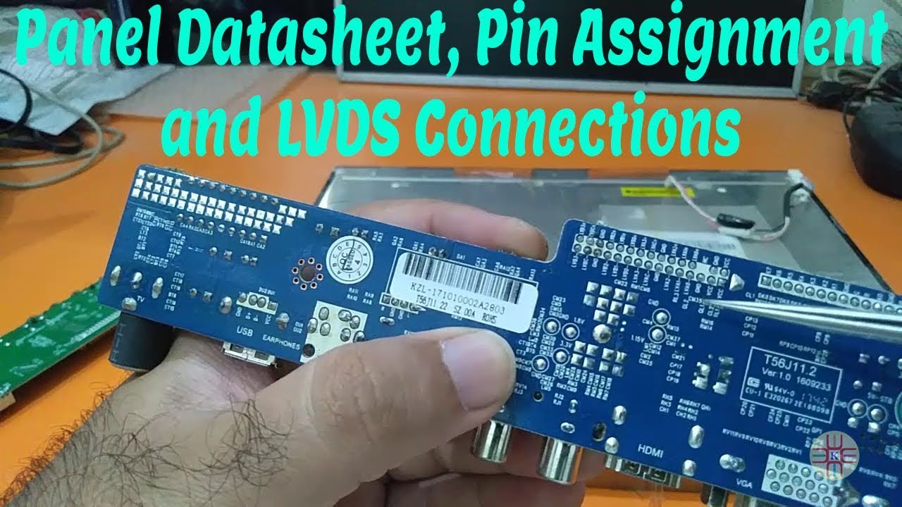 Panel/LVDS Connections Part-3 of How to Convert LCD Monitor into LED TV Complete Step by Step Urdu
