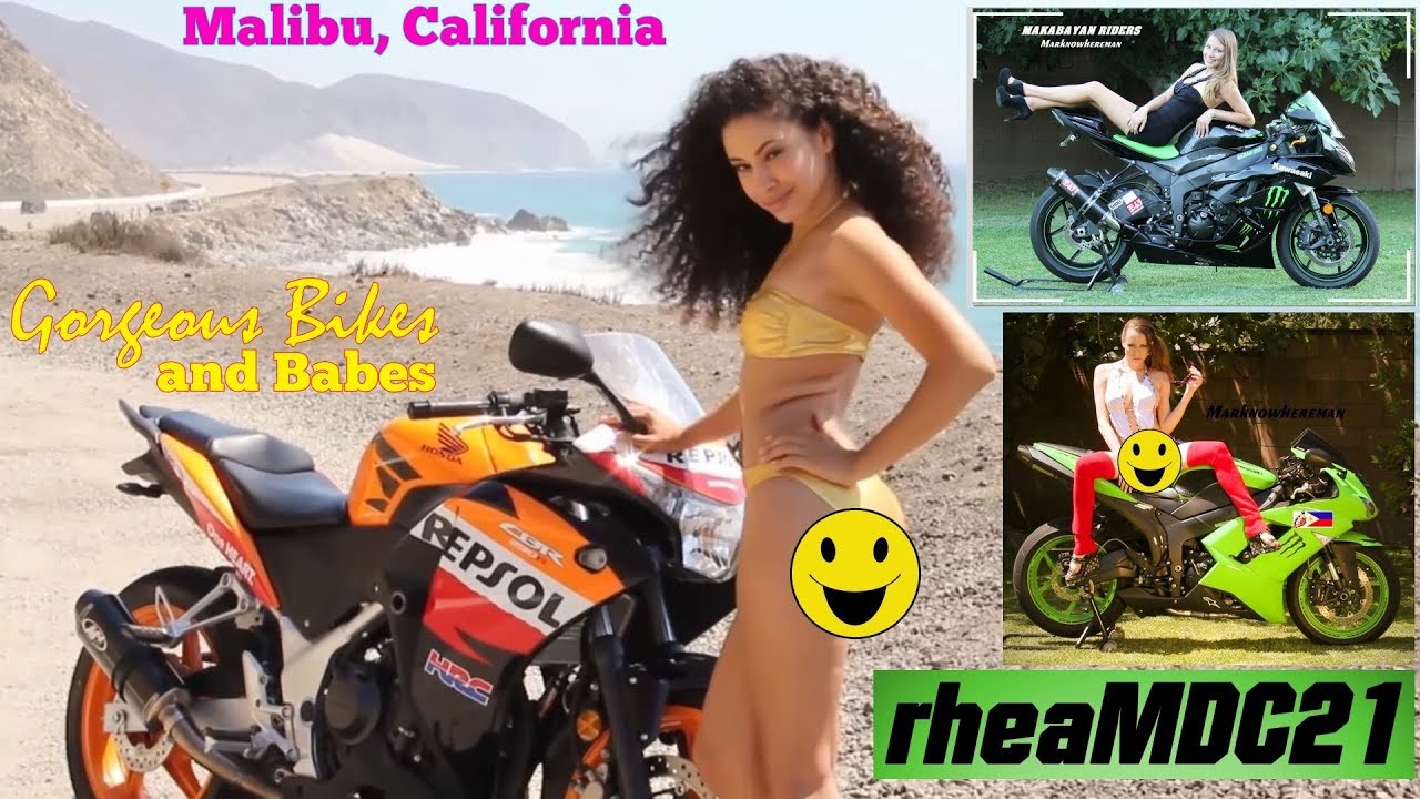The Most Beautiful Women in 1 Video! Motorcycle Babes! Sportbikes and Girls! Filipino Riders