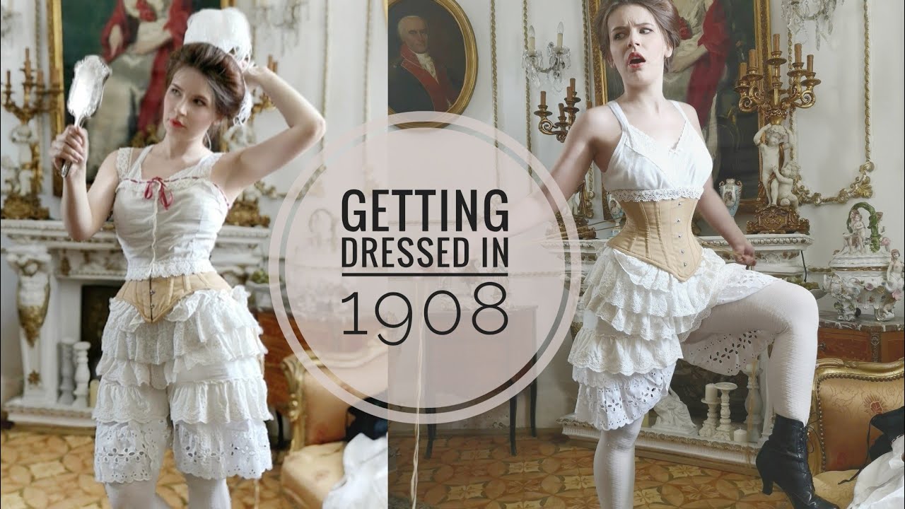 Getting dressed in 1908