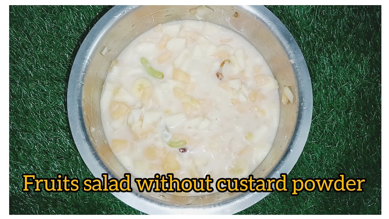 Healthy Fruit Salad Recipe Without Custard Powder | Quick & Easy