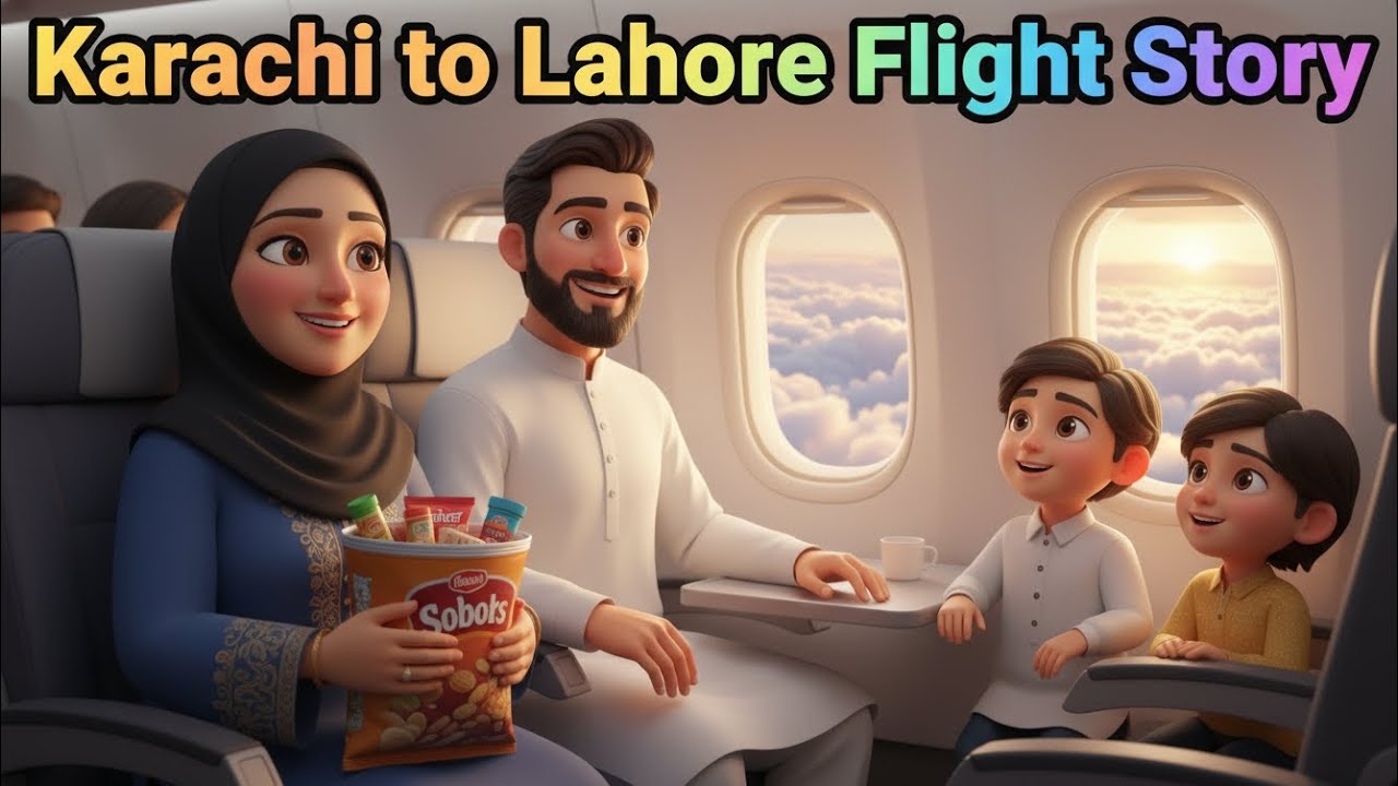 Karachi to Lahore Flight PK-305 &ndash; Family Journey ❤