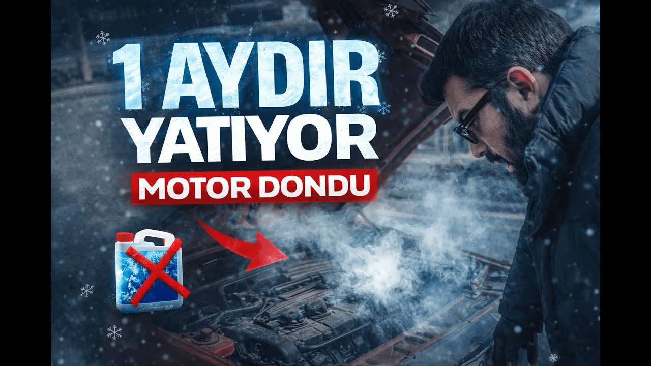Arabayı Sattık… Antifriz Koymayınca Motor DONDU! ❄️🚗
