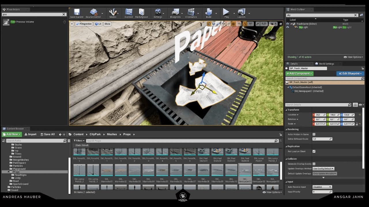 Throwing Unity into the trash in Unreal 😘 Mini Game - Patreon request