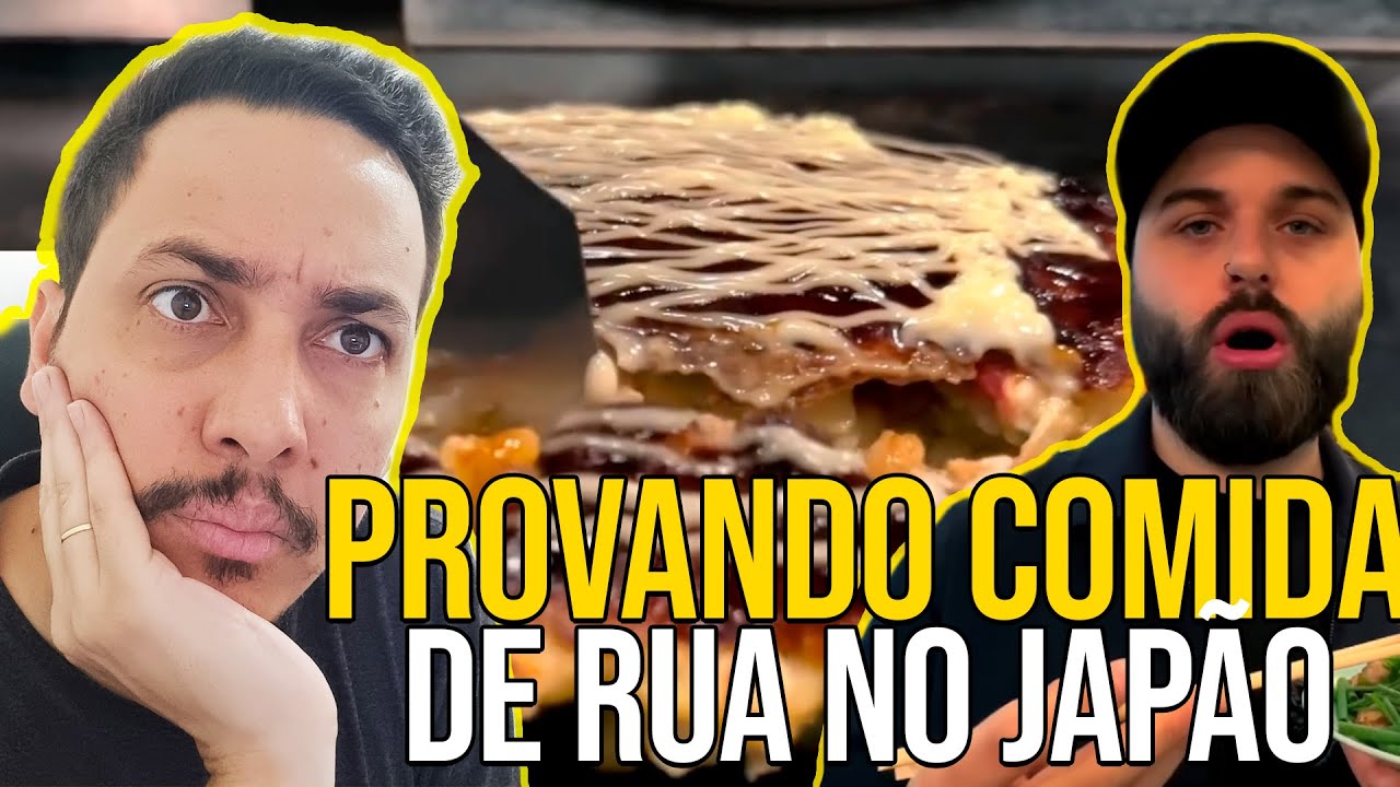 Reacts - COMIDAS DE RUA DO JAPÃO! SÃO REALMENTE GOSTOSAS? @FeLeal